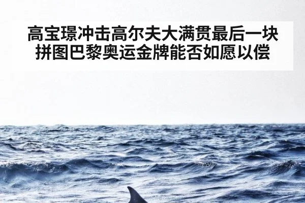 高宝璟冲击高尔夫大满贯最后一块拼图巴黎奥运金牌能否如愿以偿